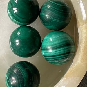 Mini Malachite Sphere