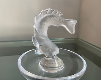 Lalique Pin Tray Goujon Koi Fish