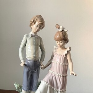 Lladro Figurine #5426 One, Two, Three, Boy & Girl Original