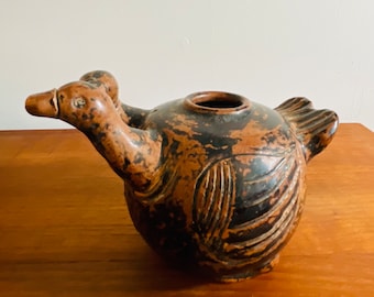Antique Sawankhalok Thai Thailand Asian Pottery Vessel Vase