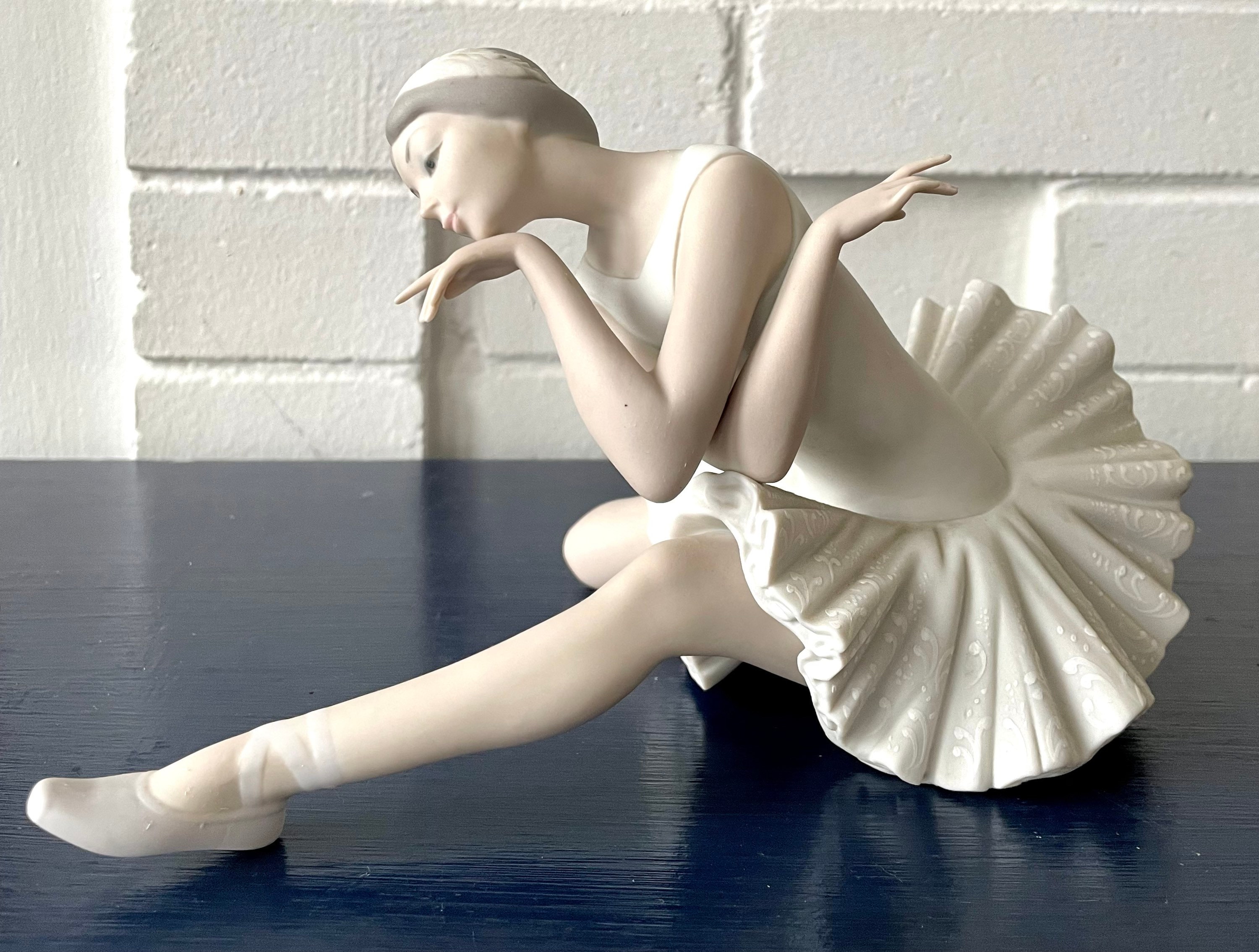 Lladro Ballerina 4855 Death of the Swan Unglazed Matte Finish -  India