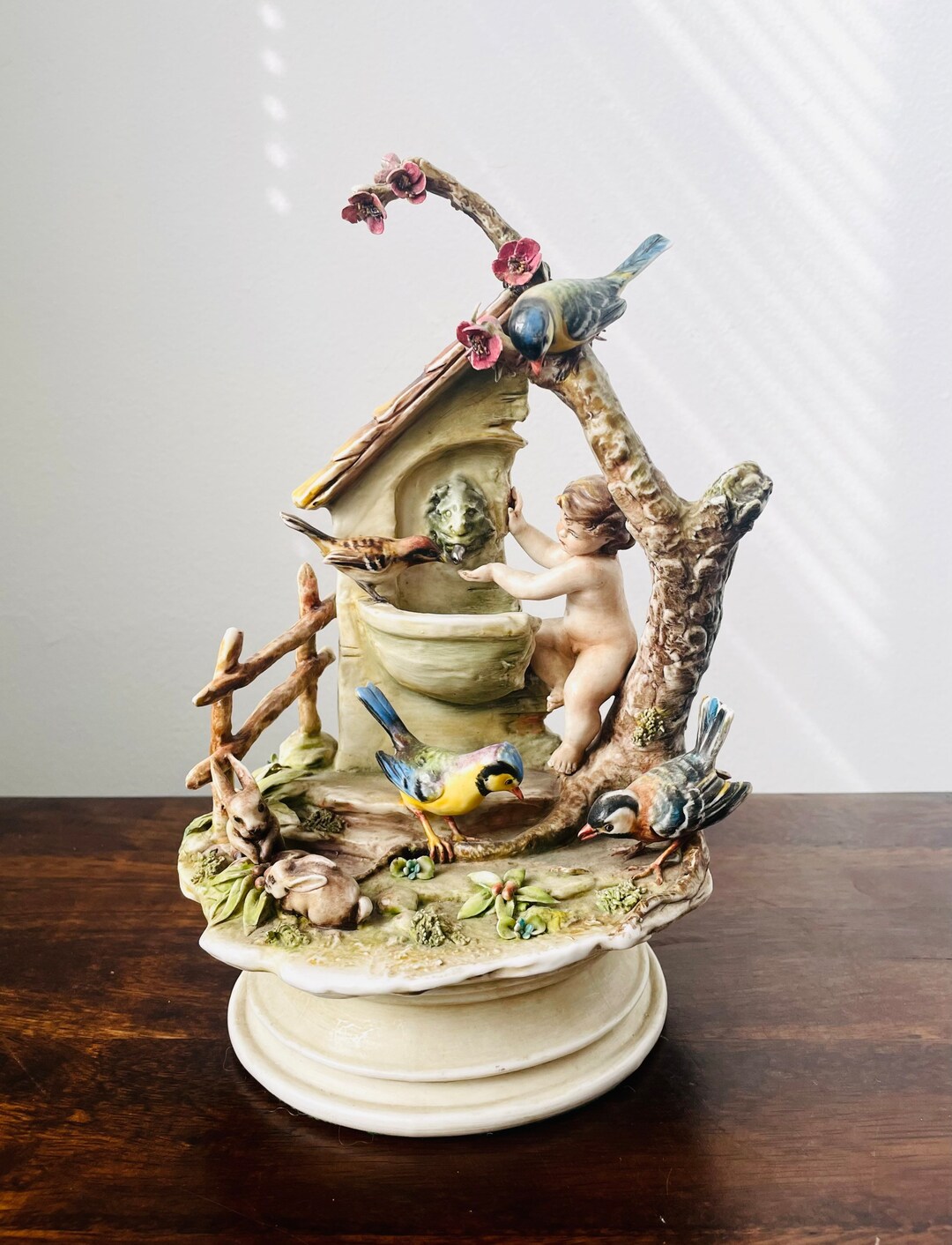 Antonio Borsato Porcelain Figurine angel Food Etsy