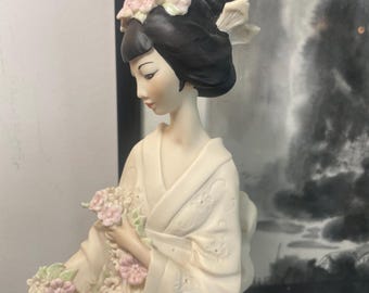 ジュゼッペ アルマーニ「陽気なピエロ」カポディモンテのフィギュア 