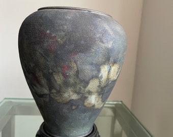 Robert Graydon Raku Pottery Vase Medium Size