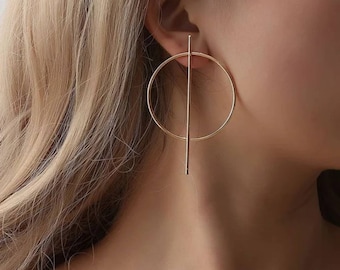 DLNCTD Best Simple Alloy Knotted Round Circle Stud Earrings Retro Gold & Silver Color Geometric Earring DLNCTD Best Simple Alloy Knotted Round Circle Stud Earrings Retro Gold & Silver Color Geometric Earring
