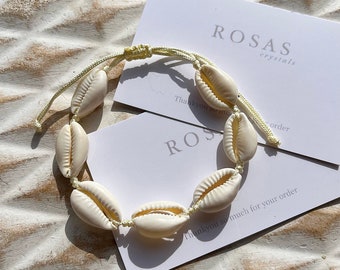 Cowrie shell anklet / bracelet / necklace / summer anklet