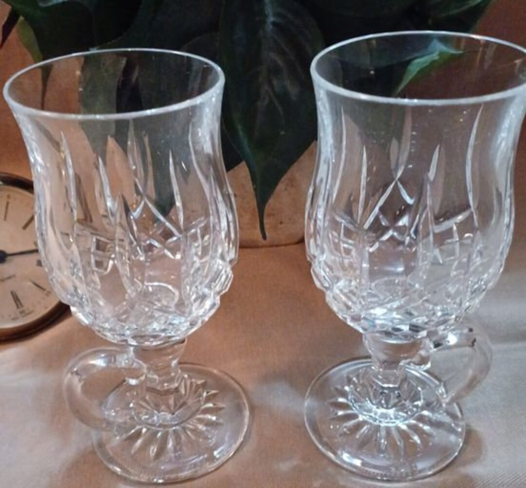 6.5 Waterford Lismore Irish Coffee Mugs Etsy