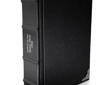 Who Goes There by John W Campbell Leather Bound Hardcover Book - Luxury Edition - Gothic Binding (Heirloom Gift)
