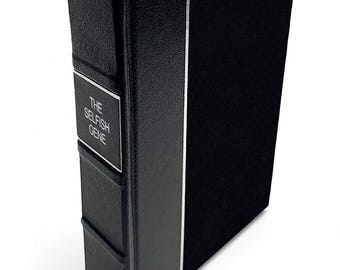 The Selfish Gene by Richard Dawkins Leather Bound Hardcover Book - Collector's Edition (Personalized Gift)