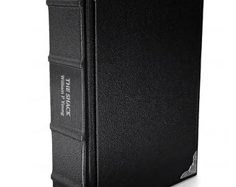 The Shack by William P Young Leather Bound Hardcover Book - Luxury Edition - Gothic Binding (Heirloom Gift)