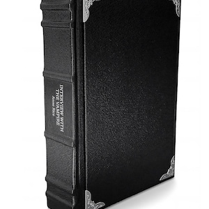 Interview with the Vampire von Anne Rice Leather Bound Hardcover-Buch - Luxus Edition - Gothic Bindung (Erbstück Geschenk)