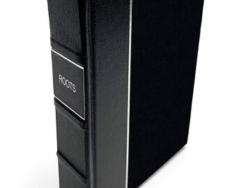 Roots by Alex Haley Leather Bound Hardcover Book - Collector's Edition (Personalized Gift)