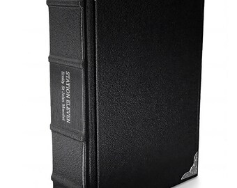 Station Eleven by Emily St John Mandel Leather Bound Hardcover Book - Luxury Edition - Gothic Binding (Heirloom Gift)