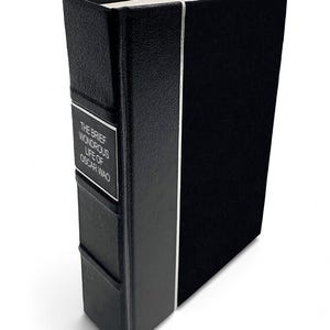 La breve y maravillosa vida de Oscar Wao de Junot Díaz. Libro de tapa dura encuadernado en cuero - Edición de coleccionista (regalo personalizado).