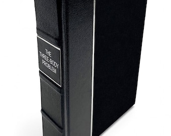 The Three-Body Problem by Liu Cixin Leather Bound Hardcover Book - Collector's Edition (Personalized Gift)