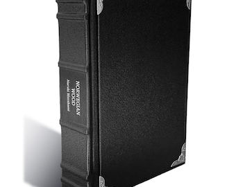 Kokoro by Natsume Soseki - Leather Covered, Wood Hardback Book