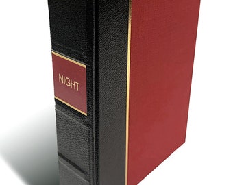 Night (Leather-bound) Elie Wiesel Hardcover Book