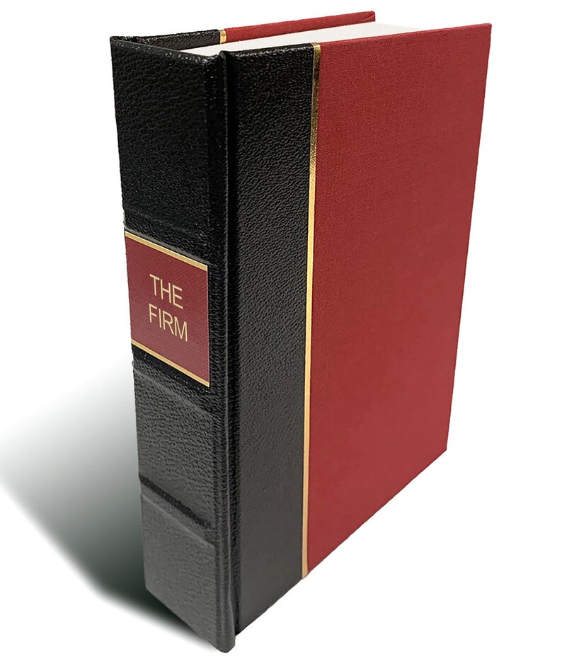 The Firm Leather-bound John Grisham Hardcover Book image 1