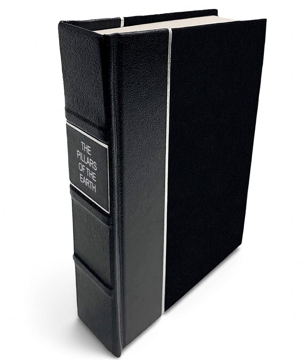 The Pillars of the Earth by Ken Follett Leather Bound Hardcover