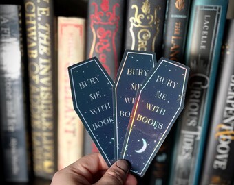 Bury Me with Books Sticker 3 inches