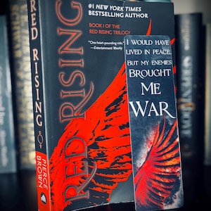 Red Rising 2.5x7in double sided bookmark