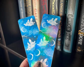 Crystals 2.5x7in double sided bookmark