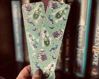Witchy 2.5x7in double sided bookmark
