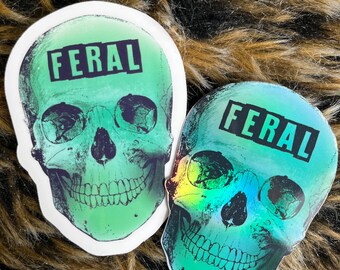 Feral Sticker
