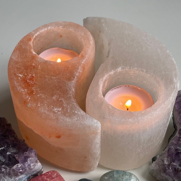 Himalayan Salt Candle Holder Etsy