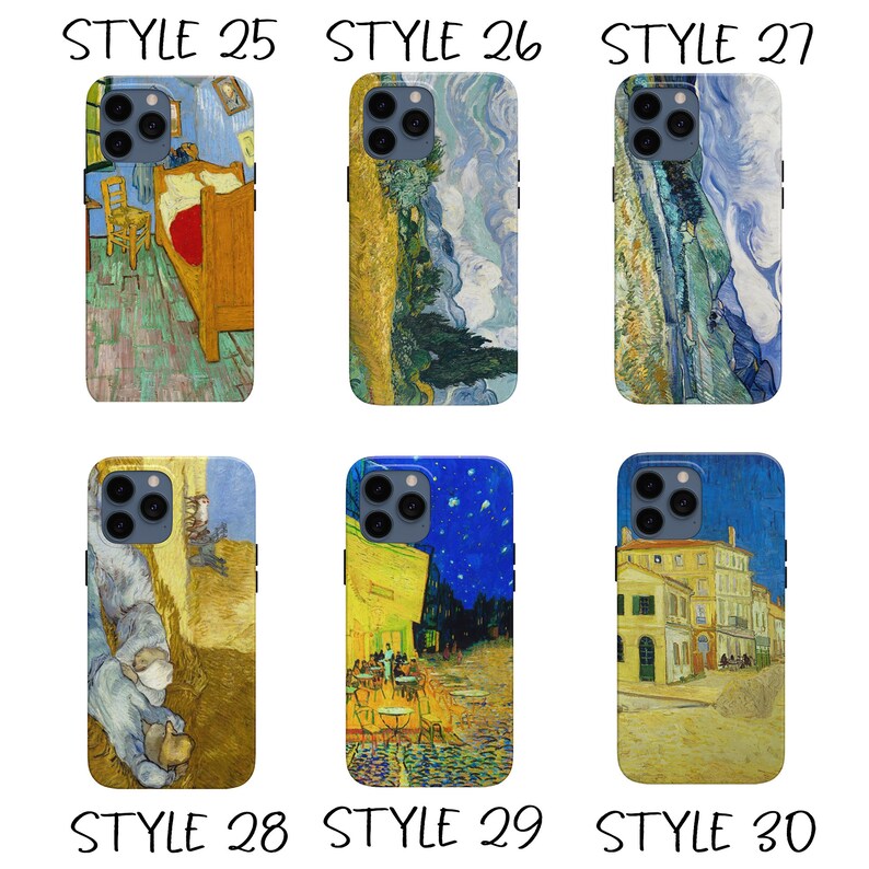 Van Gogh iPhone Case Van Gogh phone case Aesthetic Phone Case Samsung Galaxy Google Pixel Apple iPhone Plus Mini Pro max Gifts art image 9