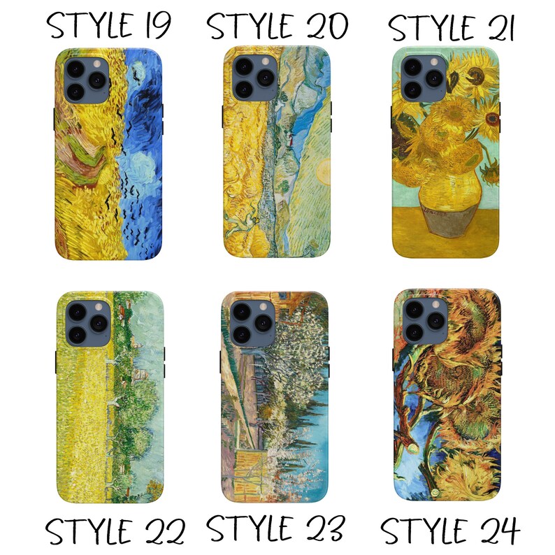 Van Gogh iPhone Case Van Gogh phone case Aesthetic Phone Case Samsung Galaxy Google Pixel Apple iPhone Plus Mini Pro max Gifts art image 8