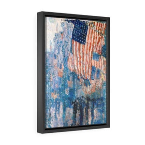 Ave In the Rain canvas print  | Childe Hassam| Framed Canvas Print | Wall Art