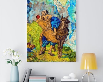 Good Samaritan By Vincent Van Gogh | Restored!! | Van Gogh Wall Art | Vincent Van Gogh | good samaritan for women | Christian painting |