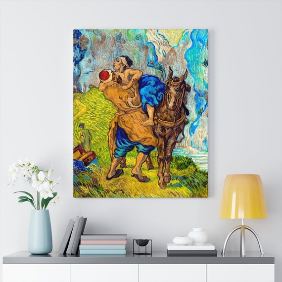 Barmhartige Samaritaan van Vincent van Gogh Gerestaureerd - Etsy België