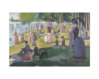 グランド・ジャット島の日曜日の午後 | ジョルジュ・スーラ | 美術館級