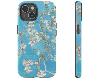 Van Gogh Phone Case, Almond Blossoming Almond Tree Case, Almond Blossom iPhone Case 15 14 13 12 11 Google Pixel 5G 6 7,  Samsung S23 S22 S21