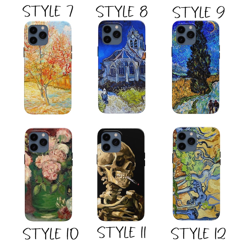 Van Gogh iPhone Case Van Gogh phone case Aesthetic Phone Case Samsung Galaxy Google Pixel Apple iPhone Plus Mini Pro max Gifts art image 6