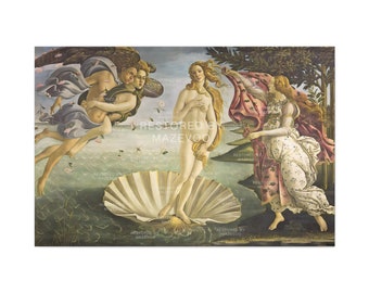 The Birth of Venus Print | The Birth of Venus Canvas | The Birth of Venus Wall Art | The Birth of Venus Painting | Wall decor Large & Small