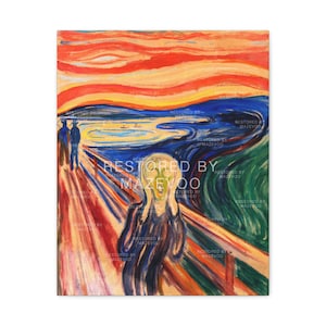 Edvard Munch the Scream | The Scream by Edvard Munch | The Scream Print | The Scream Painting | Reproduction Canvas Picture Wall decor