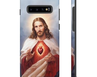 Sacred Heart Phone Case | Christian Phone Case | Christian iPhone Case | 15, 14, 13, 12, 11, 10, 9, 8, 7, X, Xs, XR, Plus, Pro Max, Samsung,