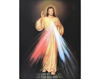 Divine Mercy Jesus Picture | Divine Mercy Image | Divine Mercy Painting Canvas Print | Divine Mercy Print | Divine mercy image original |