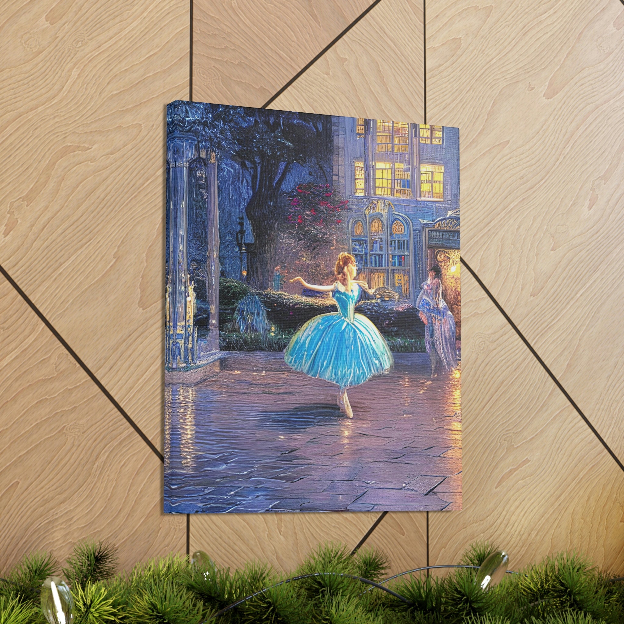 Cinderella Wall Art Canvas Print Cinderella Related Gift Etsy