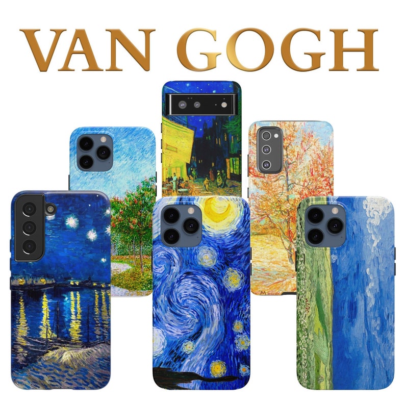 Van Gogh iPhone Case Van Gogh phone case Aesthetic Phone Case Samsung Galaxy Google Pixel Apple iPhone Plus Mini Pro max Gifts art image 1