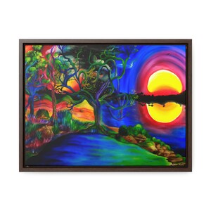 Sunset Painting | Sunset Wall Art | Magical Original Painting