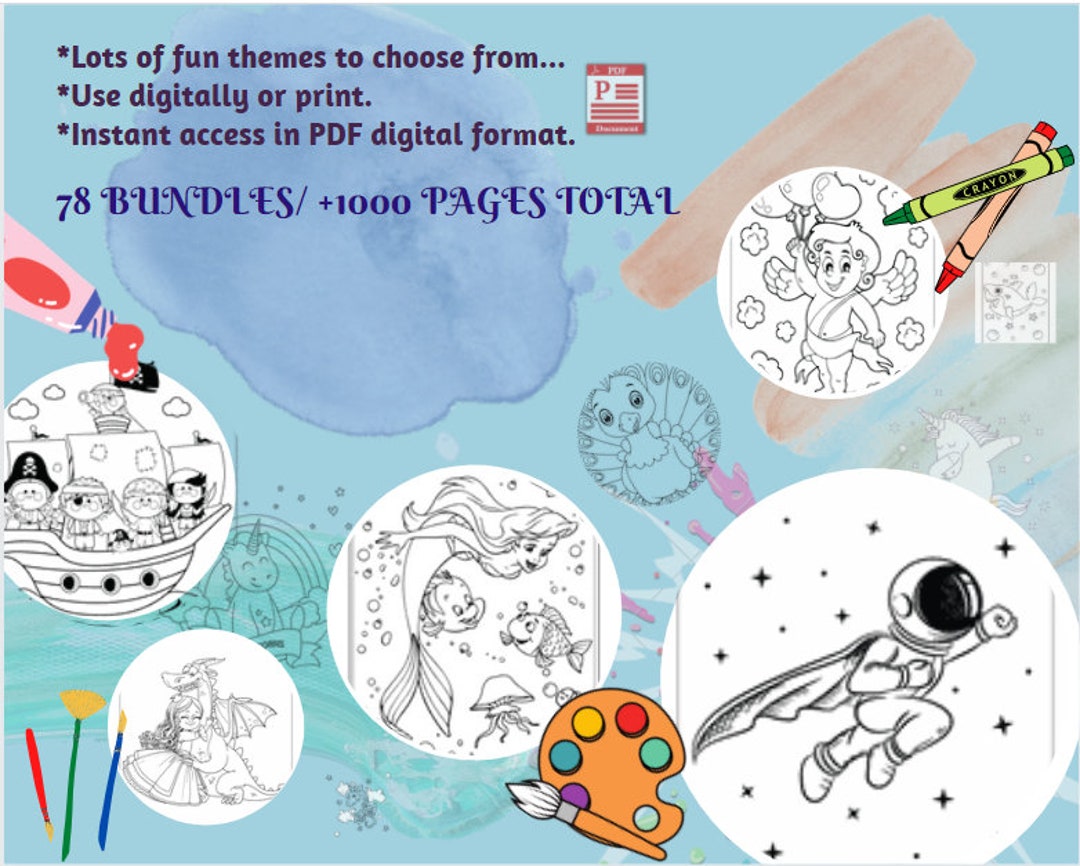 Coloring Book With Color Guidelines.pdf Coloring Books for Kids. High Quality!! Printable Pages in Digital ...