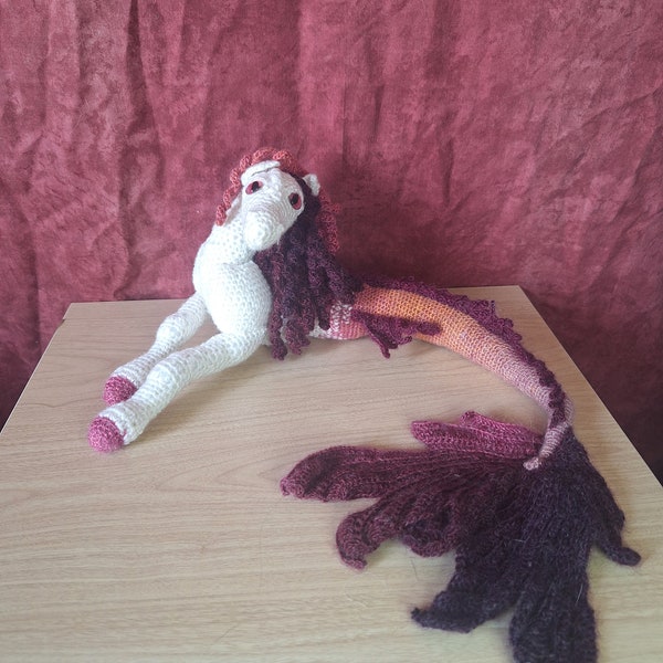 Hippocampus, Chevaux sirènes fait main au crochet.