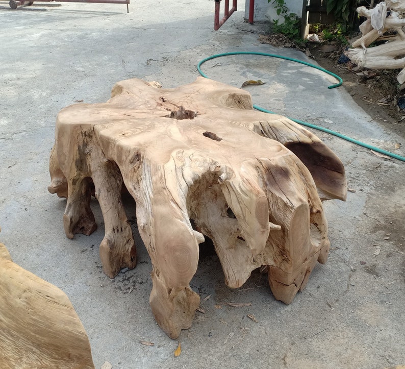 Rectangle Teak Root Coffee Table Tree Root Coffee Table Etsy