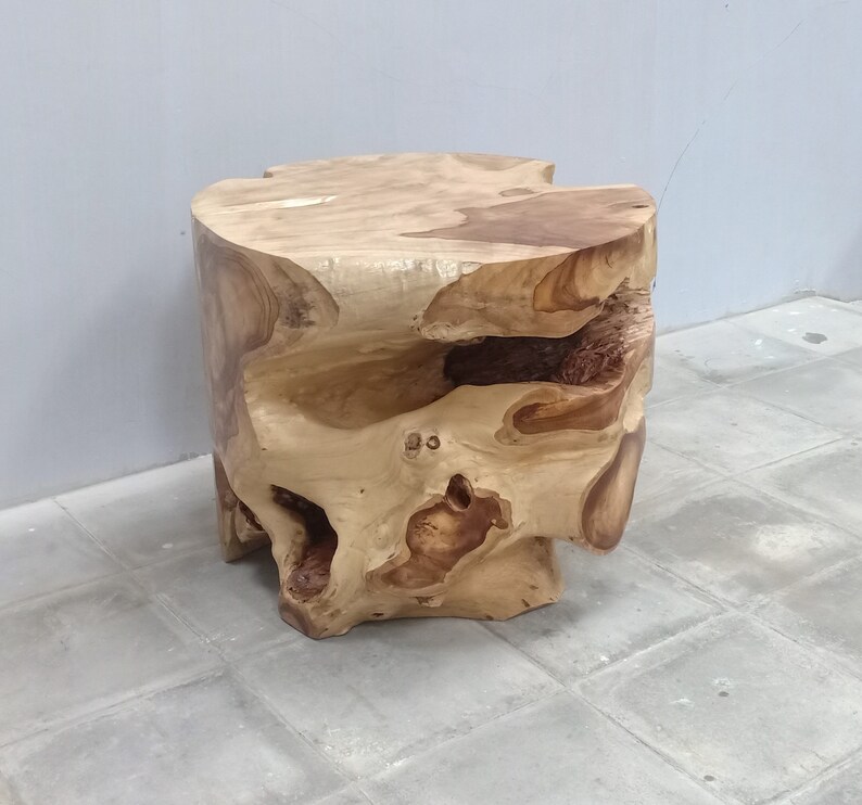Round Teak Root Coffee Table Round Teak Root Side Table Etsy