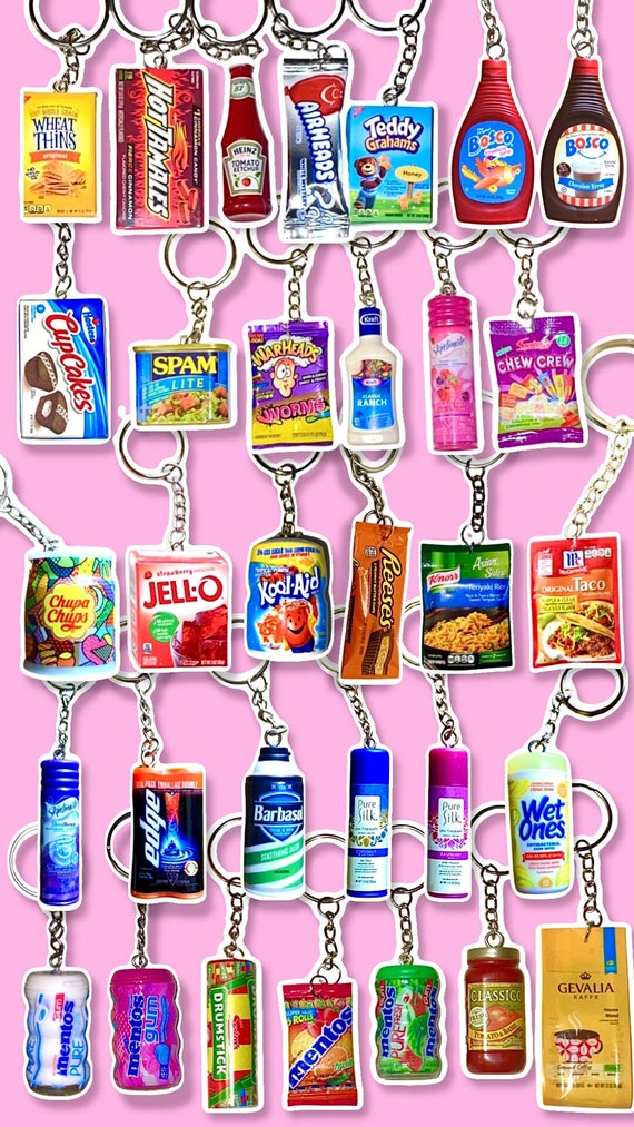 Mini Brands Keychain Zuru Mini Brands Keychains Tiny Brands Etsy