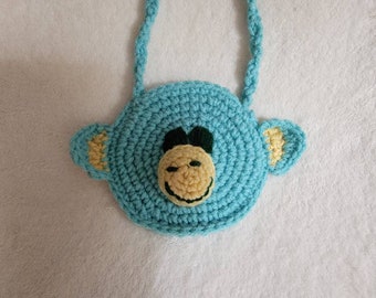 Lil Monkey Purse. Gift for little girls. Crochet